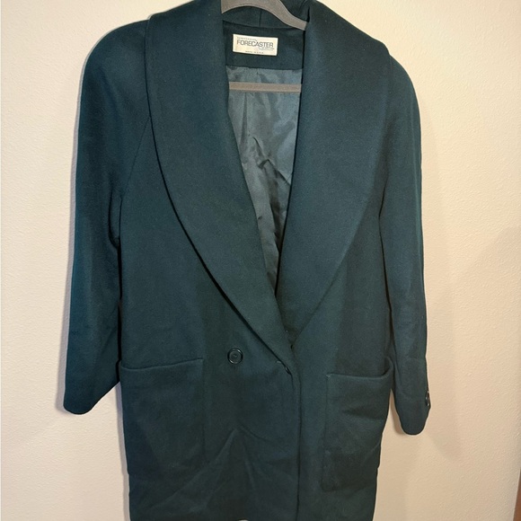 VINTAGE Green Forecaster of Boston Wool Coat with Women’s Union Tag - Picture 1 of 9
